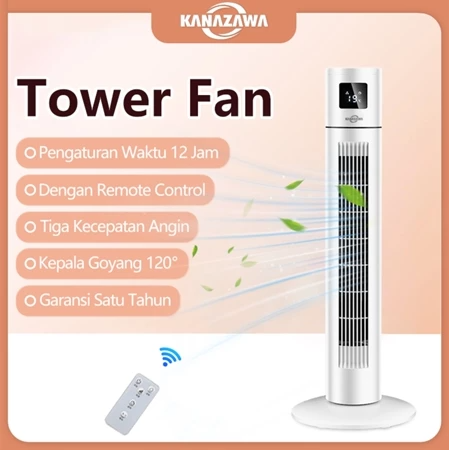 KANAZAWA Kipas Angin Menara Tower Fan