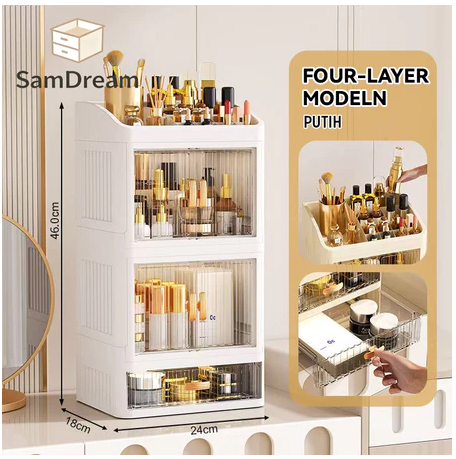 SamDream Rak Meja Kosmetik Premium Rak Serbaguna